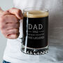 Personalised Beer Tankard Engraved Pint Glass, thumbnail 1 of 5