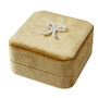 Pearl Bow And Velvet Ring And Earring Jewellery Box, thumbnail 7 of 11