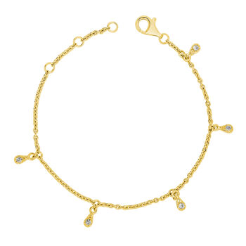 Designer Skinny Drip Multi Bracelet In Gold Vermeil, 2 of 3