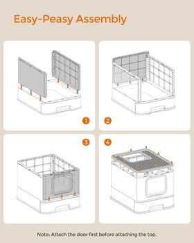 Hidden Cat Litter Box For Large Cats Anti Leaking, 8 of 9