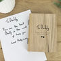 Personalised Oak Father's Day Handwriting Photo Frame, thumbnail 2 of 9