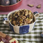 Handmade Stripy Stoneware Dish For Serving Or Baking, thumbnail 1 of 12
