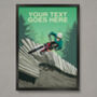 Personalised Mountain Bike Park Trail Poster, thumbnail 1 of 7