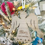 Baby's First Christmas Angel Tree Decoration, thumbnail 2 of 2