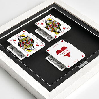 The Perfect Hand Queen And Queen Personalised Gift Frame, 2 of 12