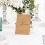 Simple Elegance Script Table Number Cards, thumbnail 3 of 7