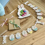 Happy Easter Ceramic Bunny Bunting, thumbnail 2 of 8