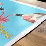 More Wine Kitchen Wall Art | Colourful Wine Print, thumbnail 4 of 11
