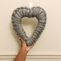 Merino Wool Heart Wreath, thumbnail 3 of 4