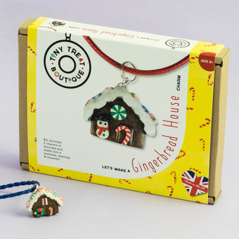 Gingerbread House Themed Jewellery Craft Kit, 3 of 5