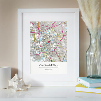 Our Special Place Personalised Map Print, 8 of 10