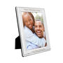 Personalised Silver Plated 5x7 Photo Frame, thumbnail 8 of 9