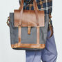 Canvas And Leather Holdall Bag, thumbnail 1 of 2