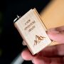 Personalised Graduation And Good Luck Gift Wooden Book Keyring, thumbnail 3 of 12