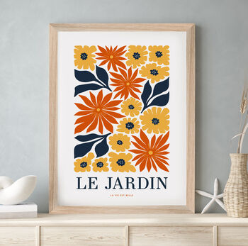 Personalised Modern Floral Print Handmade Art For Home, 10 of 12