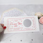 Personalised ‘I Love You’ Valentine’s Day Scratch To Reveal Card, thumbnail 2 of 7