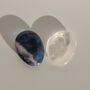 Rainbow Fluorite And Quartz Worry Stone Duo For Success, thumbnail 2 of 3
