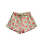 Sleep Shorts Jaipur Green And Pink, thumbnail 2 of 2