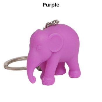 Elephant Parade Durable Silicone Official Keyring, 8 of 8