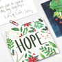 Hope Foliage Christmas Card, thumbnail 6 of 7