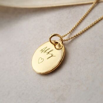 Personalised 9ct Gold Compass Pendant – Two Tone Travel Keepsake, 4 of 8