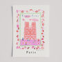 Notre Dame Art Print, Paris City Scene, thumbnail 4 of 7