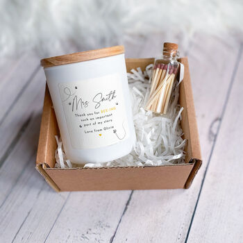 Bee Thankful Teacher Candle Gift, 5 of 9