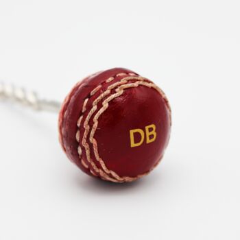 Personalised Vintage Cricket Ball Corkscrew, 2 of 6