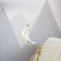Ombre LED Personalised Nursery Hanging Moon Decoration, thumbnail 7 of 12