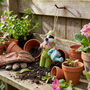 Handmade Felt Gus The Gardening Badger Decoration, thumbnail 3 of 3