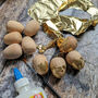 Golden Easter Eggs Wooden And Gold Leaf Egg Craft Kit, thumbnail 1 of 6