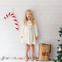 Personalised Girls Christmas Dress, thumbnail 3 of 12