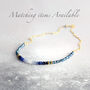 Ombre Blue Sapphire Bracelet In Silver Or Gold, thumbnail 8 of 11