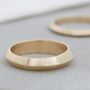 9ct Gold Ring Hand Carved Thick Band, thumbnail 7 of 11
