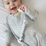 Personalised Silicone Dummy Clip, thumbnail 1 of 8