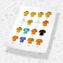 Wolves Classic Retro Football Kits Team Print, thumbnail 3 of 4