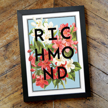 Personalised Floral Name Print, 2 of 10