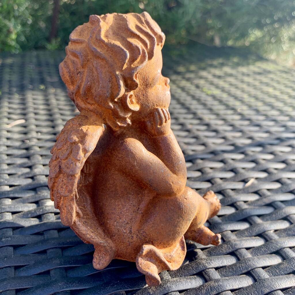 Cherub Sculpture By London Garden Trading