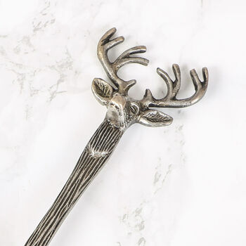 Stag Head Serving Spoon, 3 of 5