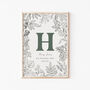 Personalised Initial Letter Nursery Print, thumbnail 2 of 6