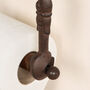 Cast Iron Bathroom Wall Toilet Roll Holder, thumbnail 5 of 5