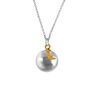 Pregnancy Baby Chime Necklace With Moon Charm, thumbnail 3 of 6