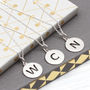 Sterling Silver Cut Out Initial Necklace, thumbnail 1 of 4