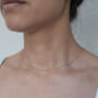 Kin 18 K Gold Plated Bead Necklace, thumbnail 2 of 5