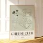 Cheese Club Print Food Art Print, thumbnail 5 of 8