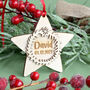 Personalised Engraved Star Decoration, thumbnail 1 of 2
