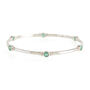 Holi Jewel Turquoise Bangle In Silver Or Gold Plated, thumbnail 10 of 12