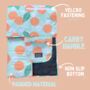 Dog Portable Travel Mat | Oranges And Blossoms, thumbnail 4 of 4