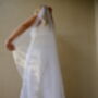 Chapel Ivory Pearl Single Tier Veil, thumbnail 6 of 6