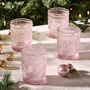 Set Of Four Armas Rose Tumblers, thumbnail 1 of 5